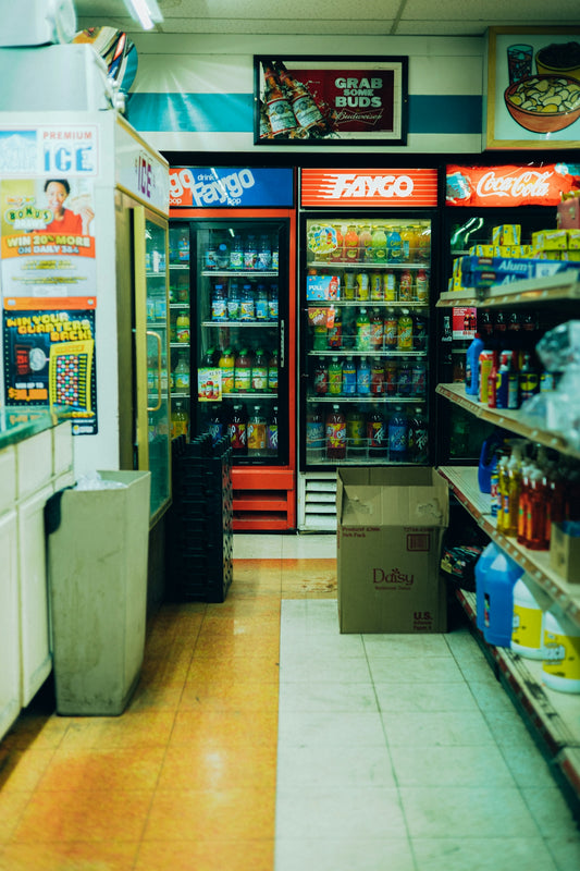 a grocery store filled with lots of food and drinks
