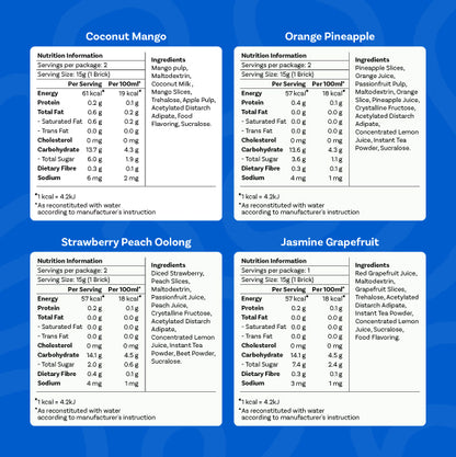 [!!NEW EDITION!!]Orange Pineapple Box (7 Servings) Halal/Healthier Choice/Low Calorie