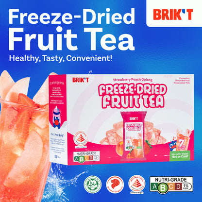 [!!NEW EDITION!!]Strawberry Peach Oolong Box (7 Servings) Halal/Healthier Choice/Low Calorie