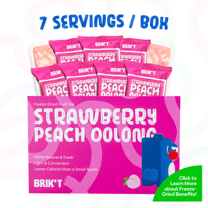 [B1F1] Strawberry Peach Oolong Box (7 Servings)