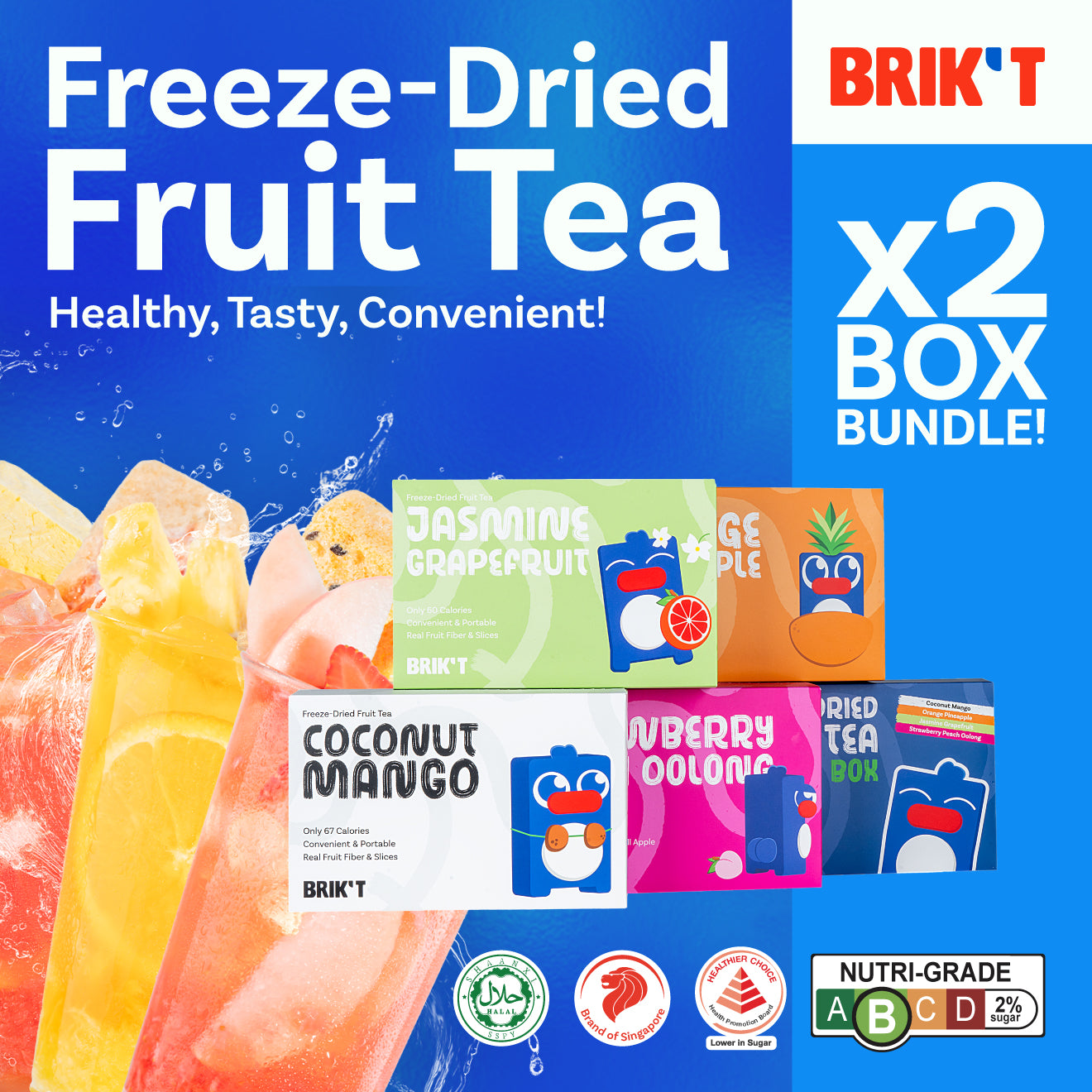 [B1F1] x2 Savings Bundle (Any Flavours)(4 Boxes Total)